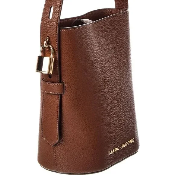 Marc Jacobs Leather Bucket Bag, Brown - Picture 3 of 4